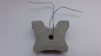 Dystanse betonowe KOŚCI z drutem 45/55/60 125szt.