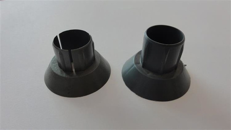 Stożki oporowe do rurek PVC 22mm z nacięciami KONUSY
