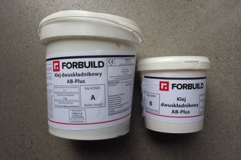 Klej dwuskładnikowy A+B komplet 2 kg
