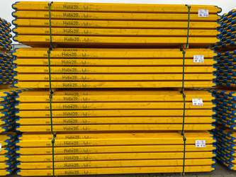 Dźwigar drewniany H-20 2,45 mb okuty