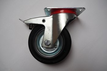 koło skrętne fi 160 z hamulcem do rusztowania warszawskiego