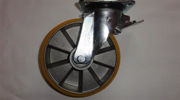 Koła jezdne (obrotowe, skrętne 200 mm) wzmocnione do rusztowań